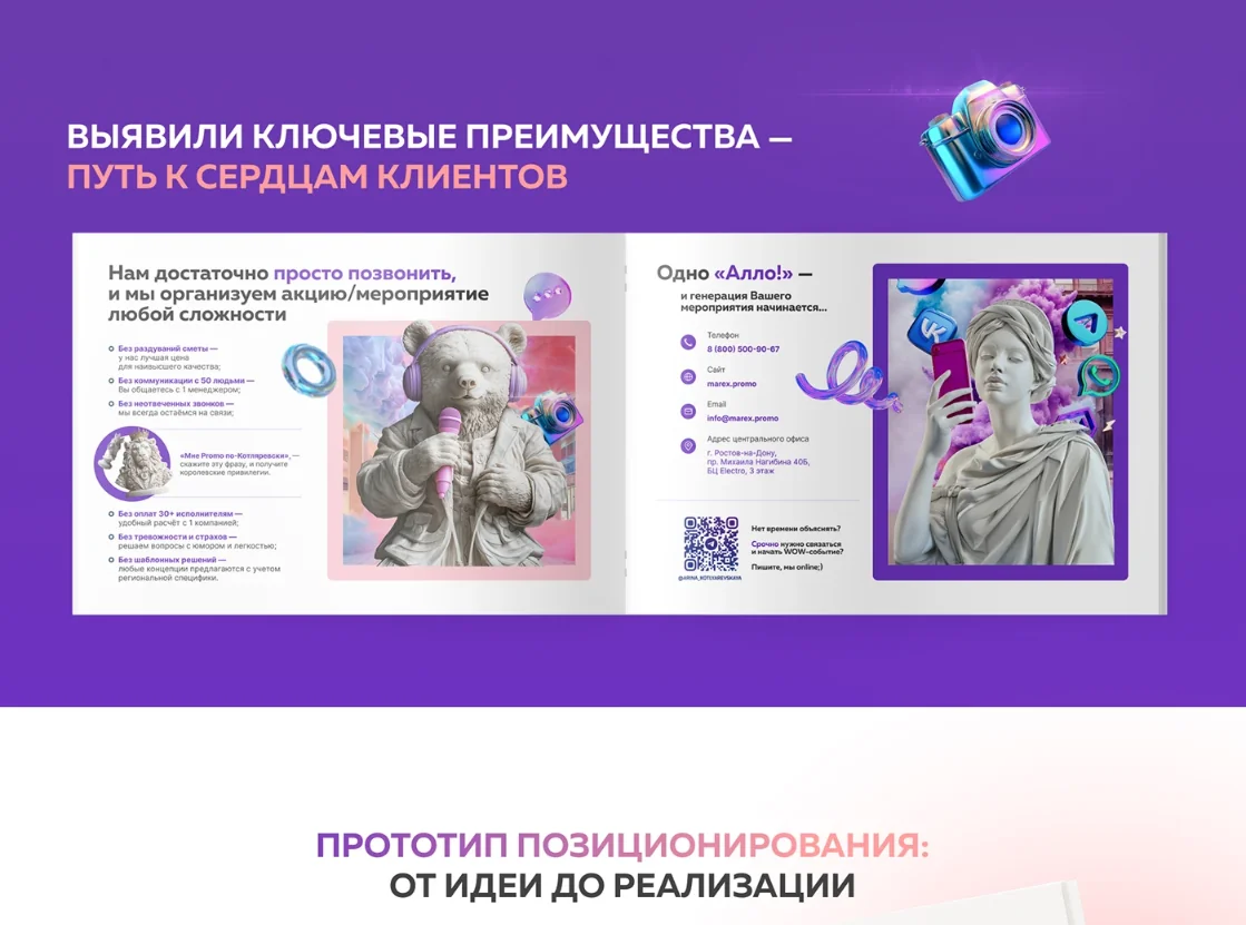 Позиционирование для бренда MAREX — фрагмент 2