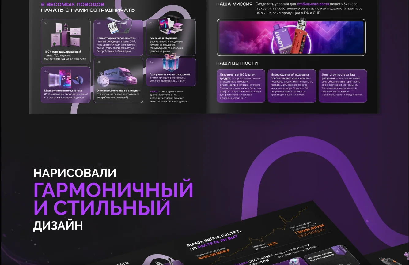 Позиционирование для дистрибьютора вейп-продукции — фрагмент 11