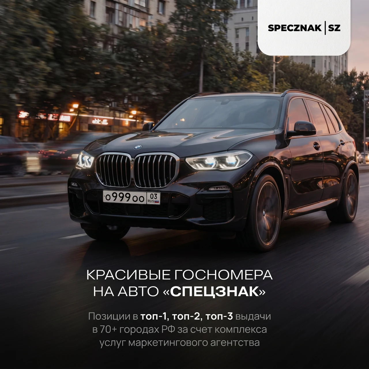 Элитные авто-номера «Спецзнак» — рост органики ×50